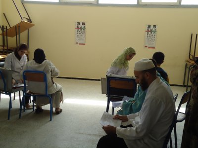 Compagne ophtalmo à ENS Martil 2011